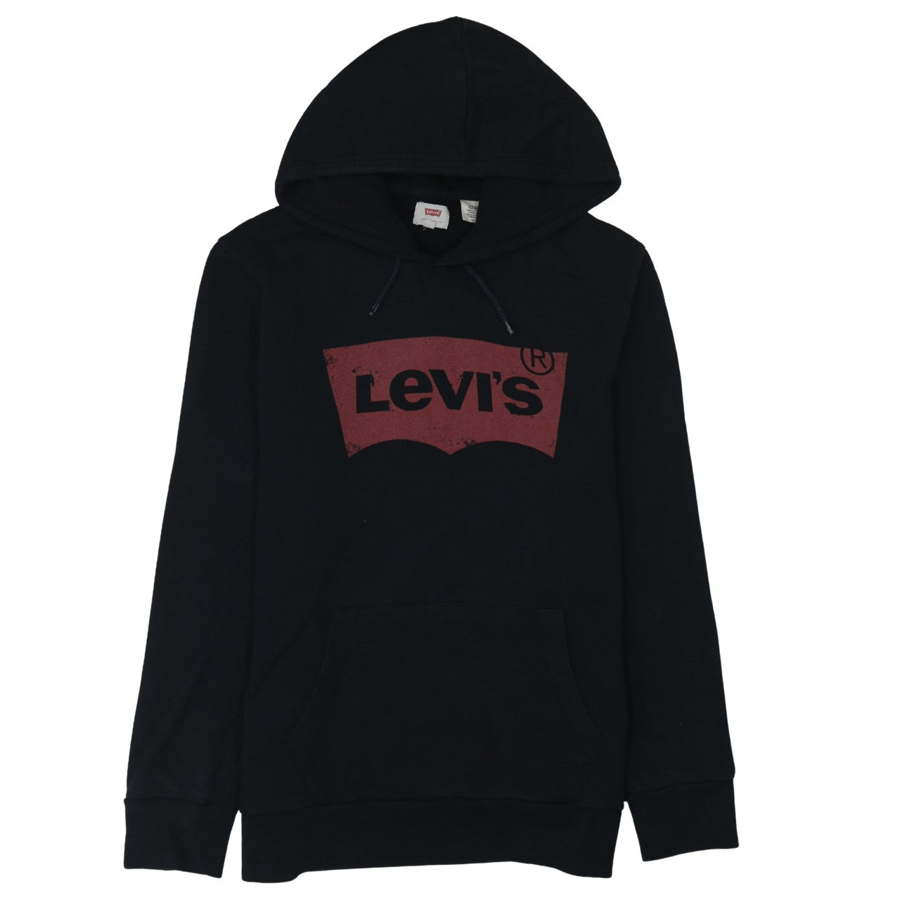 Levi's Men's Black Logo Pullover Hoodie L Regular Fit