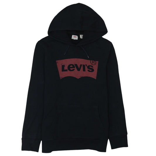 Levi's Men's Black Logo Pullover Hoodie L Regular Fit