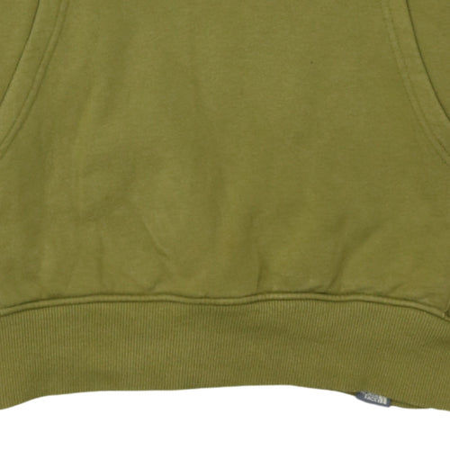 The North Face Men's Green Small Pullover Hoodie Cotton Outdoor