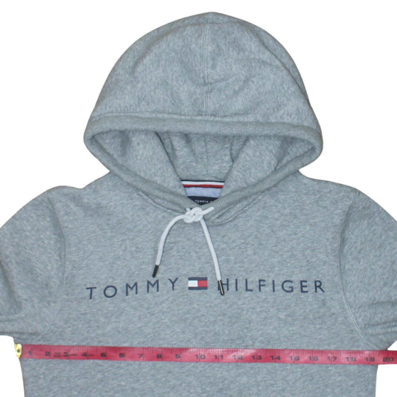 Tommy Hilfiger Men's Grey Pullover Hoodie Size S Regular Fit