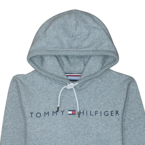 Tommy Hilfiger Men's Grey Pullover Hoodie Size S Regular Fit