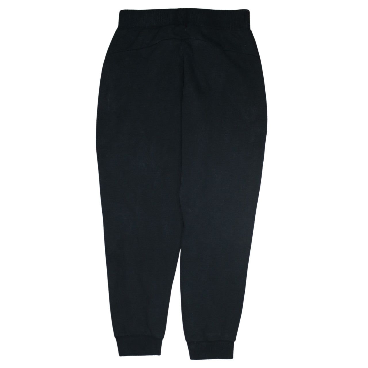 Ellesse Men Black Jogger Trousers L Regular Fleece Logo Zip Pockets