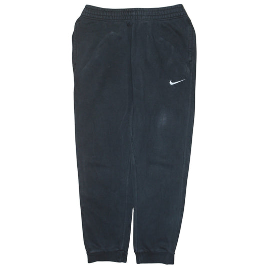 Nike Men's Black Jogger Trousers Medium Fleece Comfort Fit