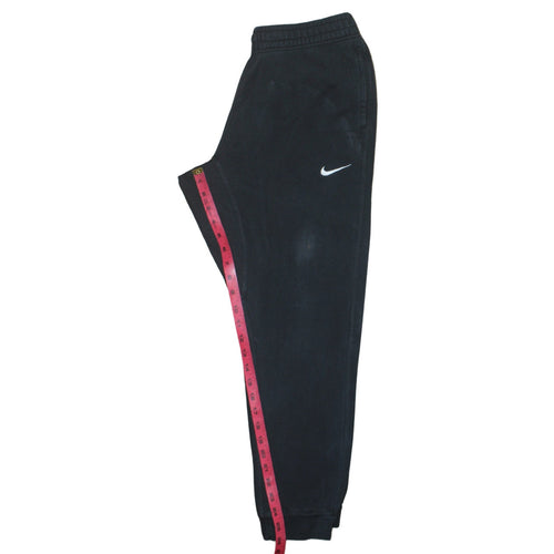 Nike Men's Black Jogger Trousers Medium Fleece Comfort Fit