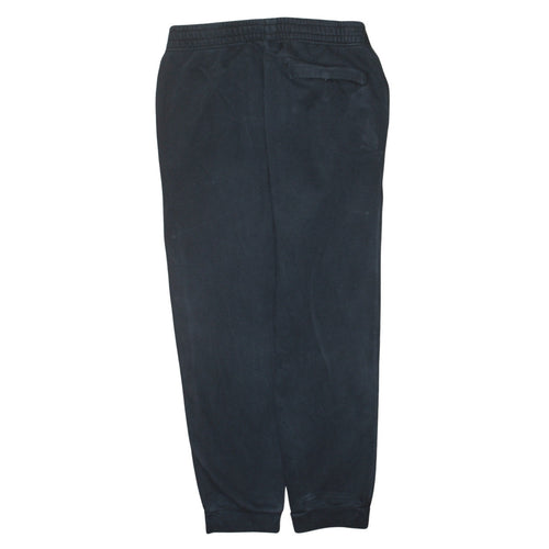 Nike Men's Black Jogger Trousers Medium Fleece Comfort Fit