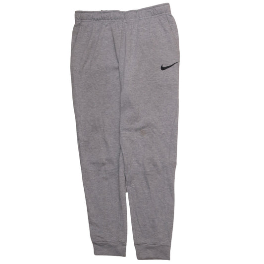 Nike Men's Grey Dri-FIT Jogger Trousers Size S