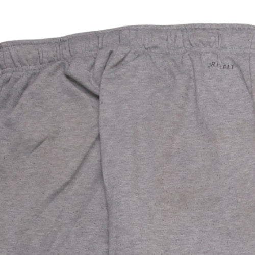 Nike Men's Grey Dri-FIT Jogger Trousers Size S
