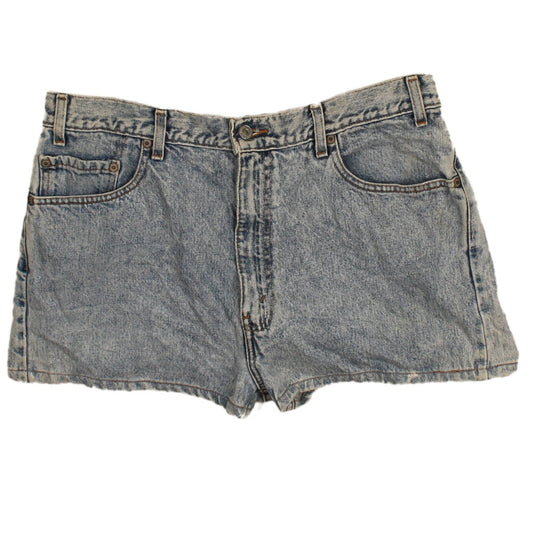 Levi's 505 Women's Blue Vintage Cut-Off Denim Shorts Size 14