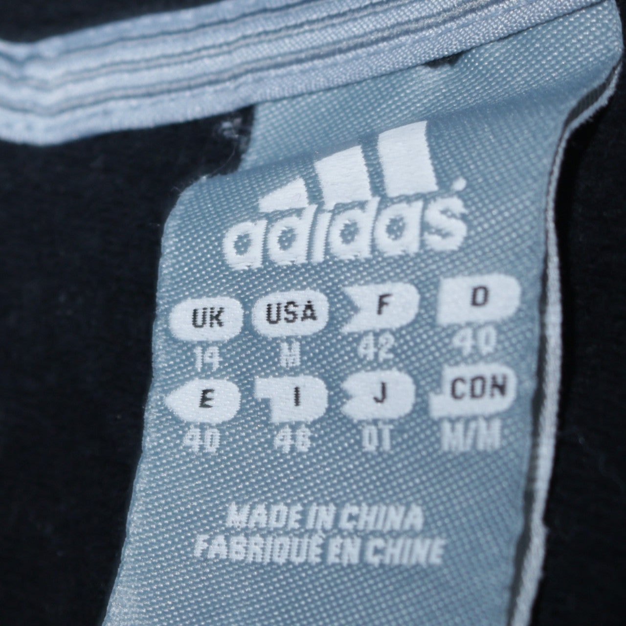 Adidas Women's Black Pullover Hoodie Size 14 with White Stripes
