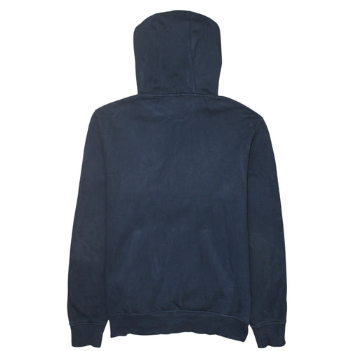 The North Face Men's Blue Pullover Hoodie Size L Embroidered Logo