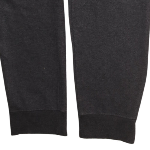 Champion Men's Black Logo Sweatpants Medium Regular Fit