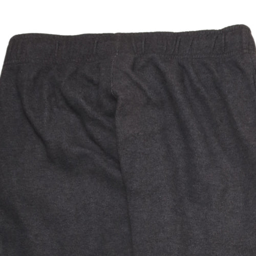 Champion Men's Black Logo Sweatpants Medium Regular Fit