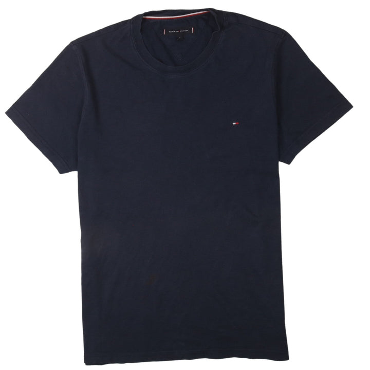 Tommy Hilfiger Men's Blue Crew Neck Cotton T-Shirt Size L