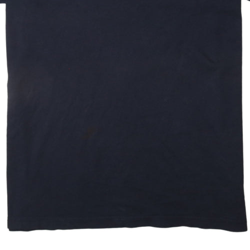 Tommy Hilfiger Men's Blue Crew Neck Cotton T-Shirt Size L