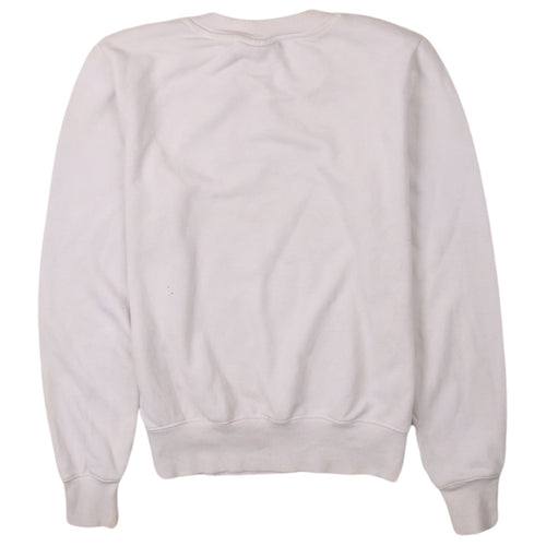 Champion Womens White XS Crew Neck Pullover Sweatshirt
