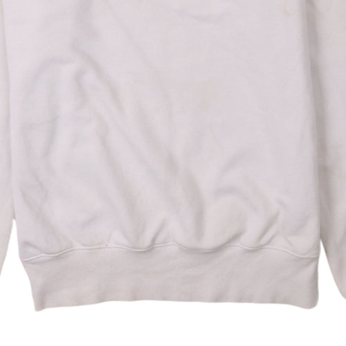 Champion Womens White XS Crew Neck Pullover Sweatshirt