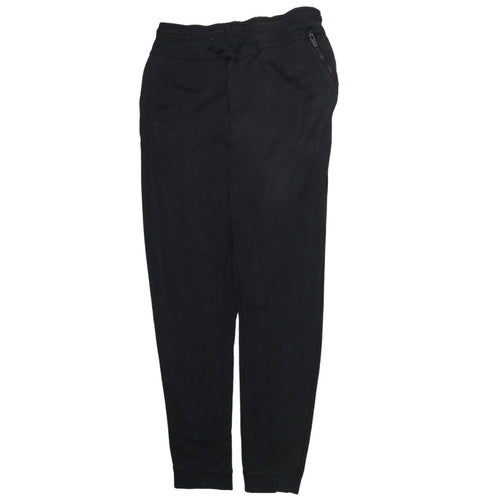 Nike Men's Black Jogger Sweatpants L Regular Fit Fleece