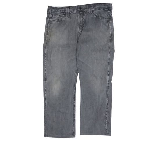 Levi's Men's Grey Straight Leg Denim Jeans Size 36x32 Regular Fit