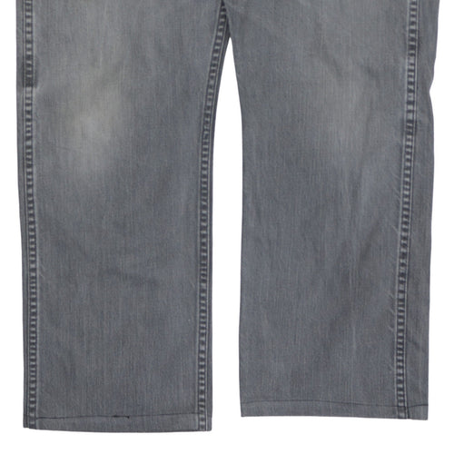Levi's Men's Grey Straight Leg Denim Jeans Size 36x32 Regular Fit