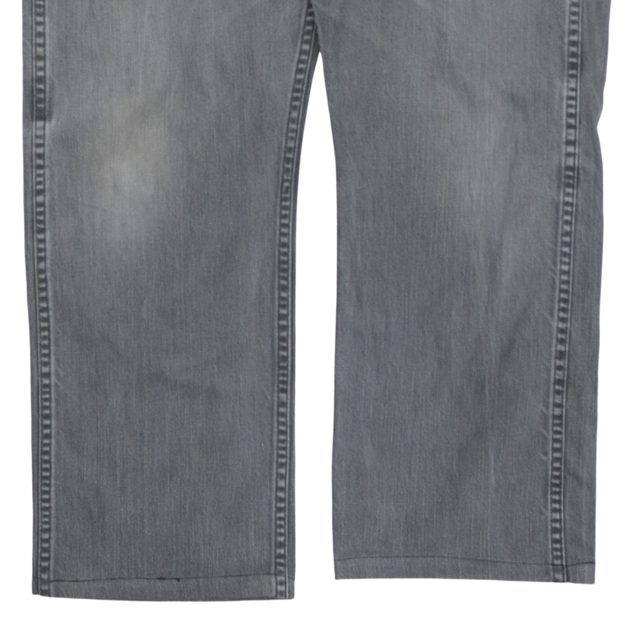 Levi's Men's Grey Straight Leg Denim Jeans Size 36x32 Regular Fit