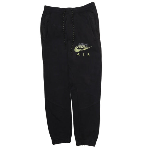 Nike Men's Black Air Jogger Trousers M Fleece Comfort Fit