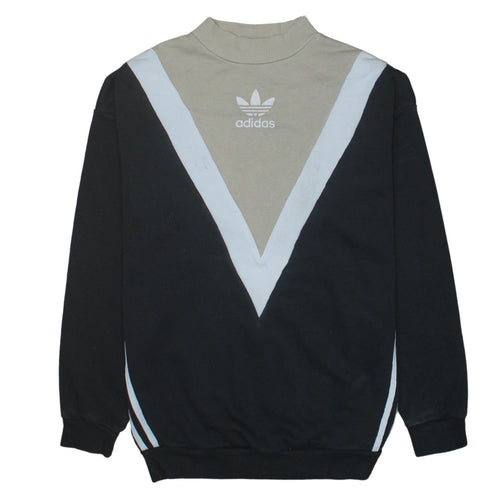 Adidas Women’s Black & Beige Crew Neck Pullover Sweatshirt XS