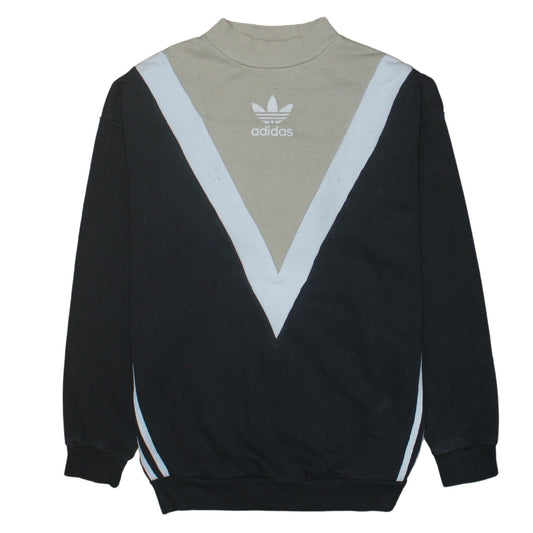 Adidas Women’s Black & Beige Crew Neck Pullover Sweatshirt XS