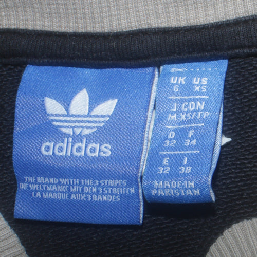 Adidas Women’s Black & Beige Crew Neck Pullover Sweatshirt XS