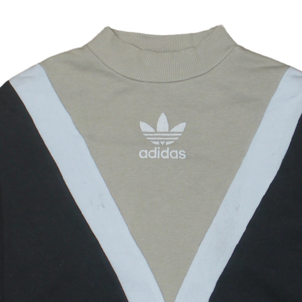 Adidas Women’s Black & Beige Crew Neck Pullover Sweatshirt XS