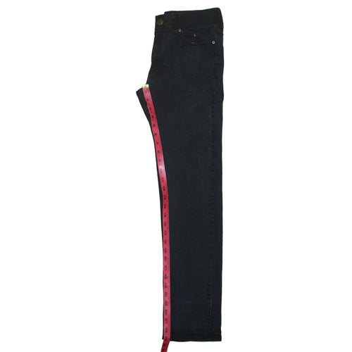 Lee Men's Black Slim Straight Jeans 29W x 30L Stretch Denim