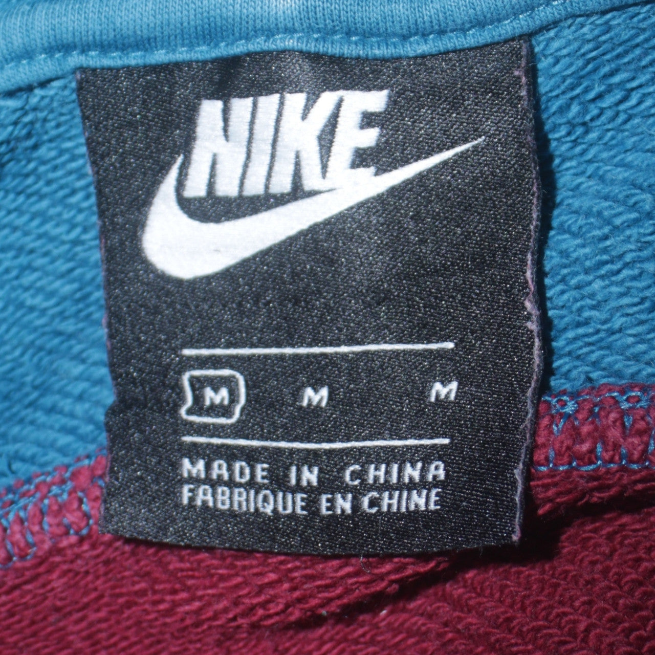 Nike Men's Multicoloured Crew Neck Pullover Sweatshirt Size M