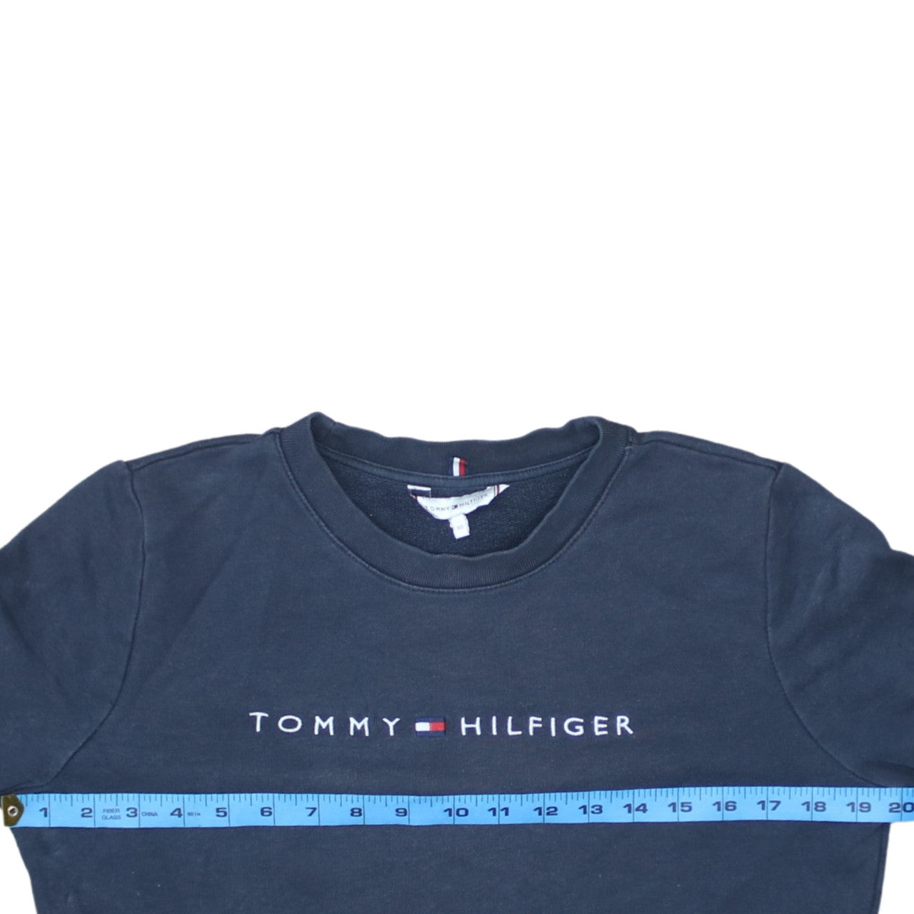 Tommy Hilfiger Womens Navy Blue XS Pullover Sweatshirt