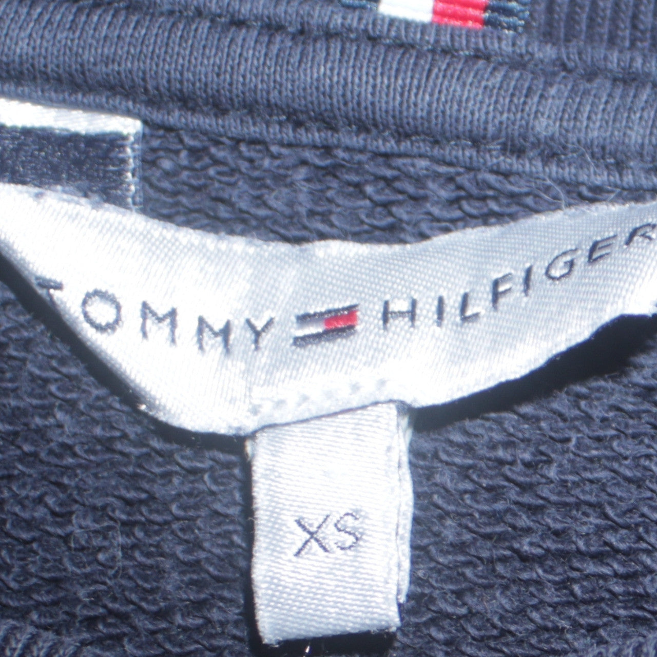 Tommy Hilfiger Womens Navy Blue XS Pullover Sweatshirt