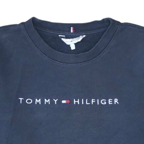 Tommy Hilfiger Womens Navy Blue XS Pullover Sweatshirt