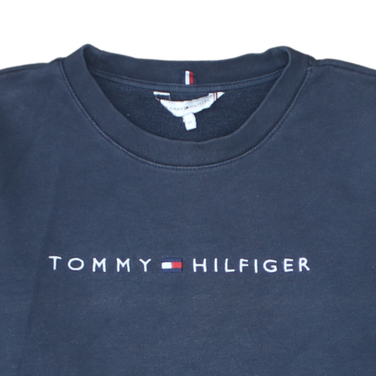 Tommy Hilfiger Womens Navy Blue XS Pullover Sweatshirt