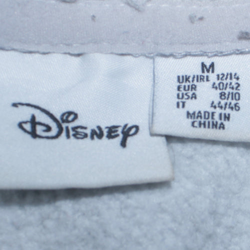 Disney Women’s Grey Minnie Mouse Pullover Hoodie Size M 12/14