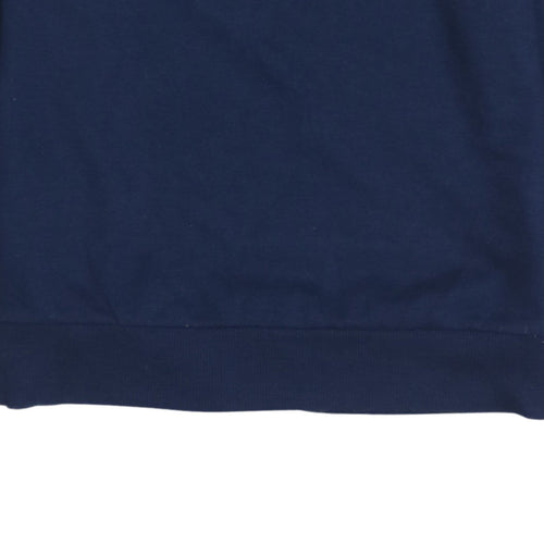 Disney Primark Women Navy Stitch Sweatshirt UK 12 Cotton Pullover