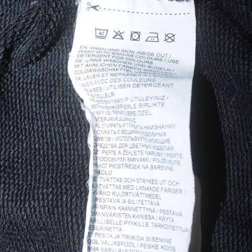 Puma Womens Black Size 10 Crew Neck Pullover Sweatshirt