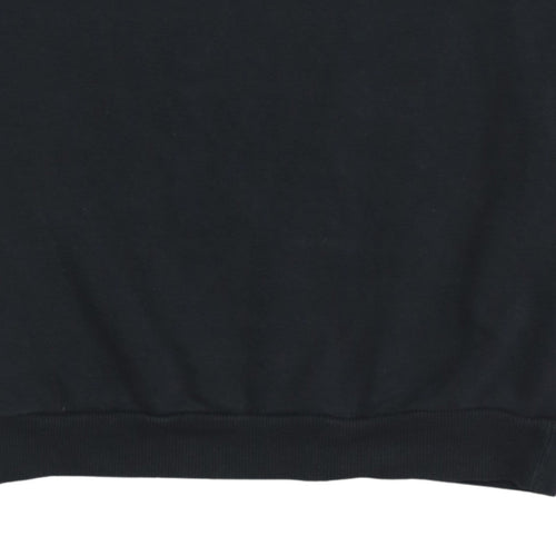 Puma Womens Black Size 10 Crew Neck Pullover Sweatshirt