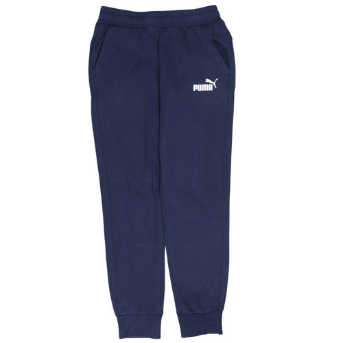 Puma Men's Blue Jogger Sweatpants Size M Comfortable Tapered Fit
