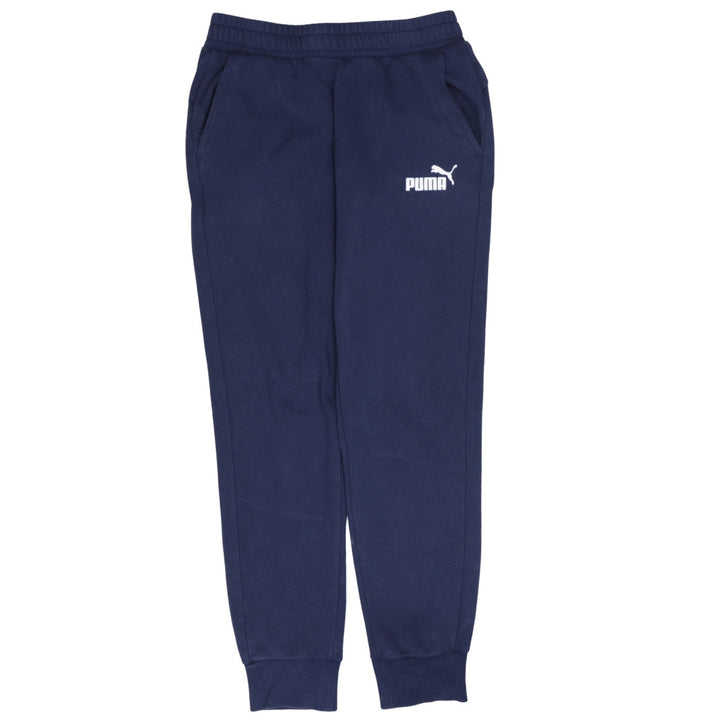 Puma Men's Blue Jogger Sweatpants Size M Comfortable Tapered Fit