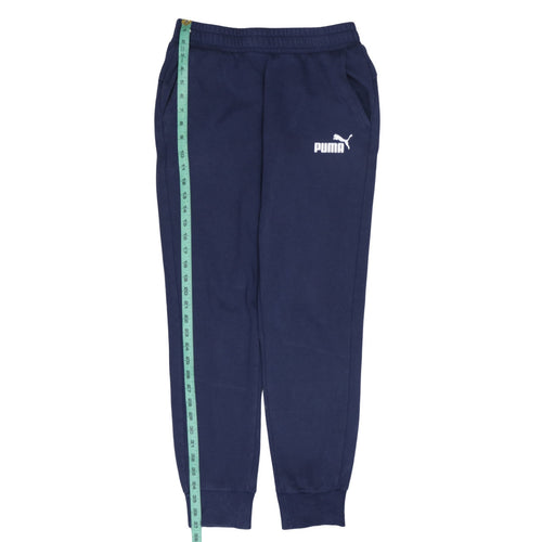 Puma Men's Blue Jogger Sweatpants Size M Comfortable Tapered Fit