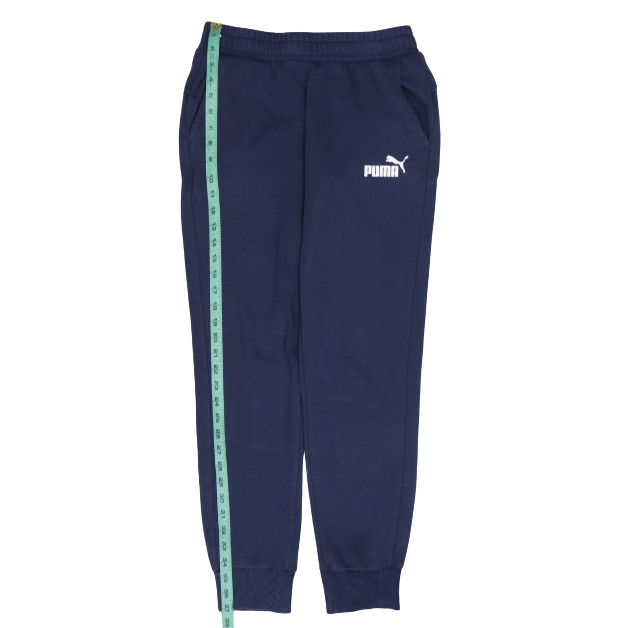 Puma Men's Blue Jogger Sweatpants Size M Comfortable Tapered Fit