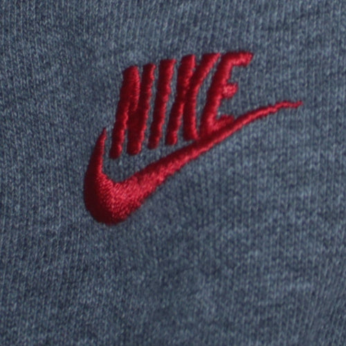 Nike Mens Grey Fleece Sweatpants L 34 Regular Fit Casual Trousers