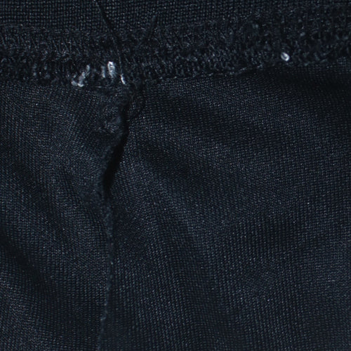 Nike Men's Black and White Full Zip Sweatshirt Small