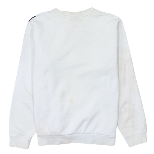 Nike Men's White Graphic Logo Pullover Sweatshirt Size S