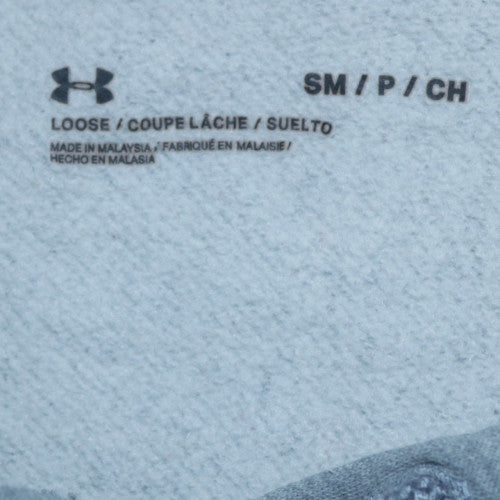 Under Armour Men's Grey Pullover Hoodie Small Relaxed Fit Sportswear