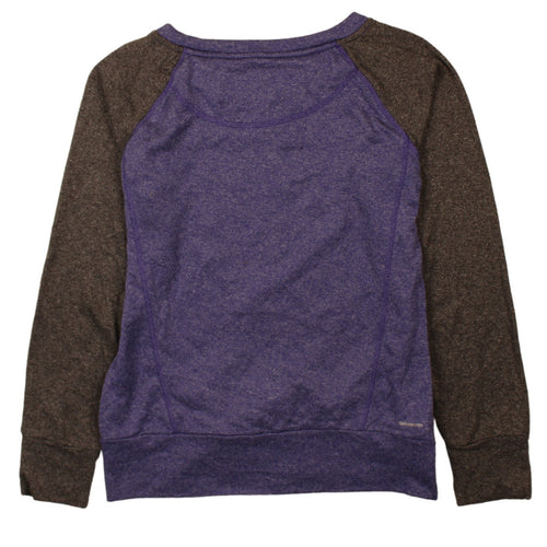 Adidas Women Purple & Brown Climalite Sweatshirt Size S 8-10
