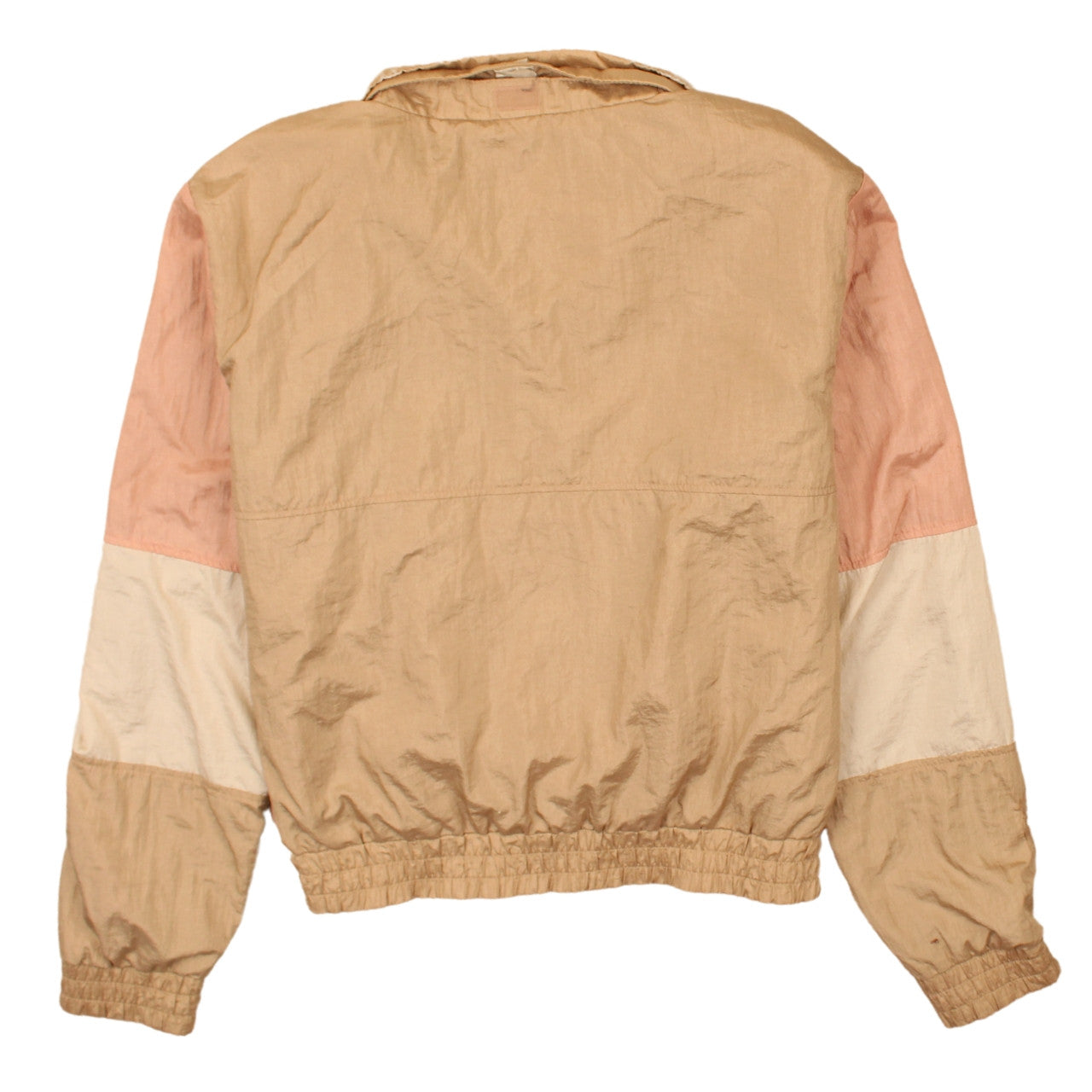 H&M Girls Beige Colourblock Windbreaker Jacket Size 14 Plus