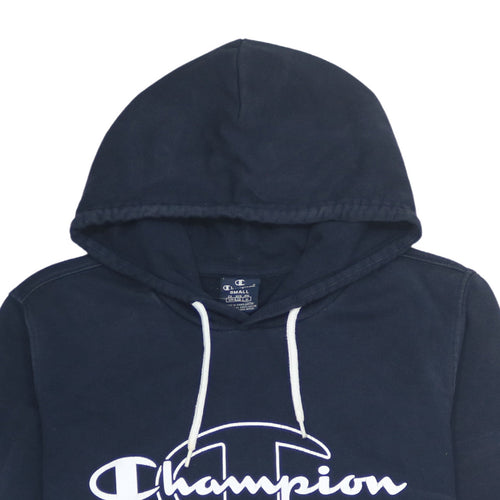 Champion Boys Black Small Pullover Hoodie New York Logo Graphic Print